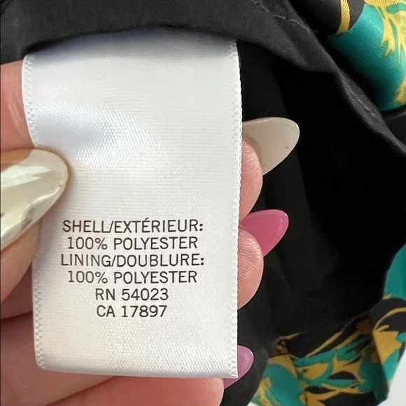 Banana Republic Black and Yellow Floral Midi Dress - Picture 4 of 5